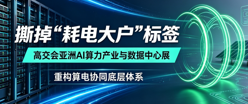 算力不再是 “耗电大户”！高交会亚洲 AI 算力与数据中心展重构算电协同底层体系